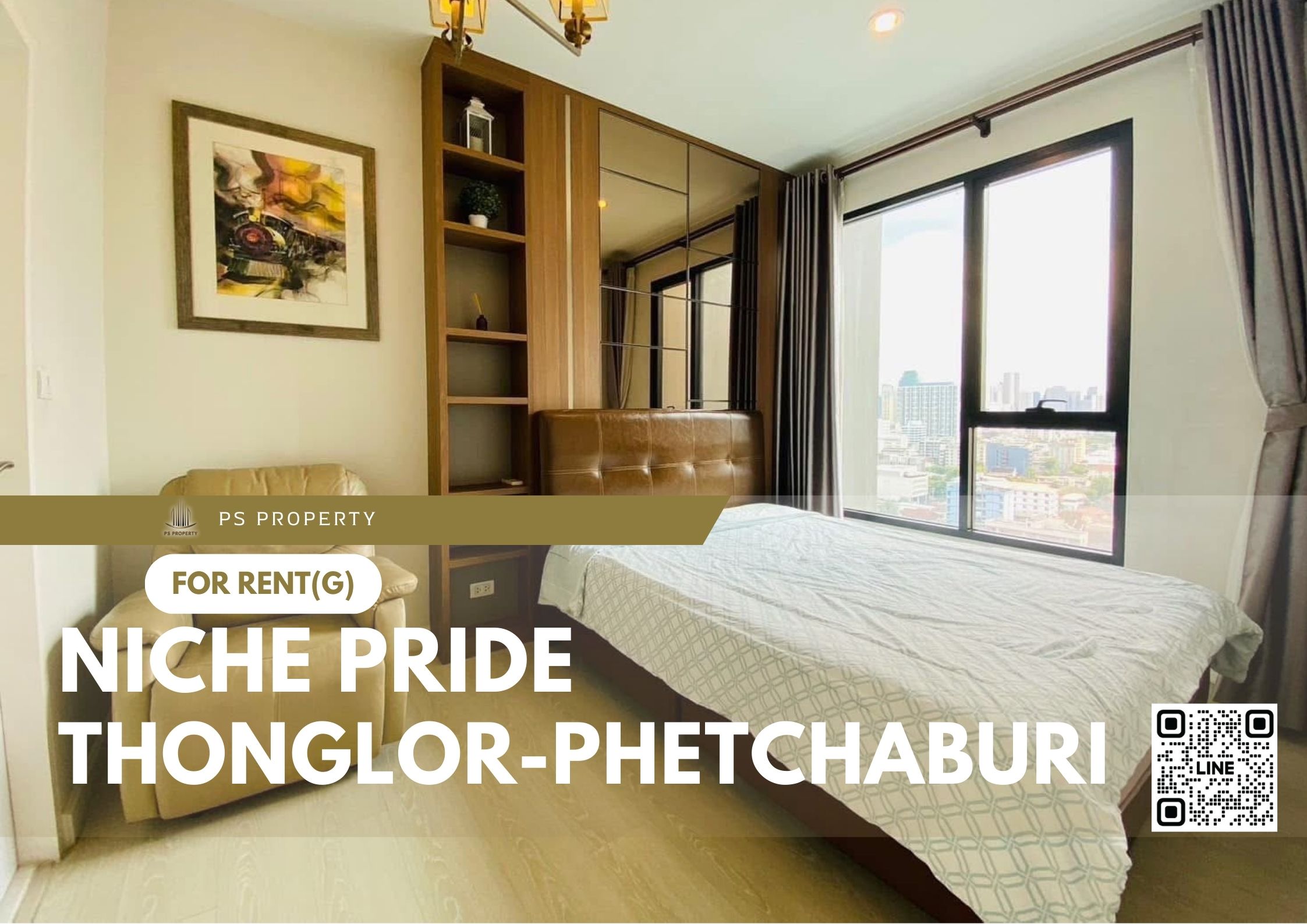 For RentCondoRama9, Petchburi, RCA : For rent ✨ Niche Pride Thonglor-Phetchaburi ✨ Furniture and electrical appliances near BTS Thonglor