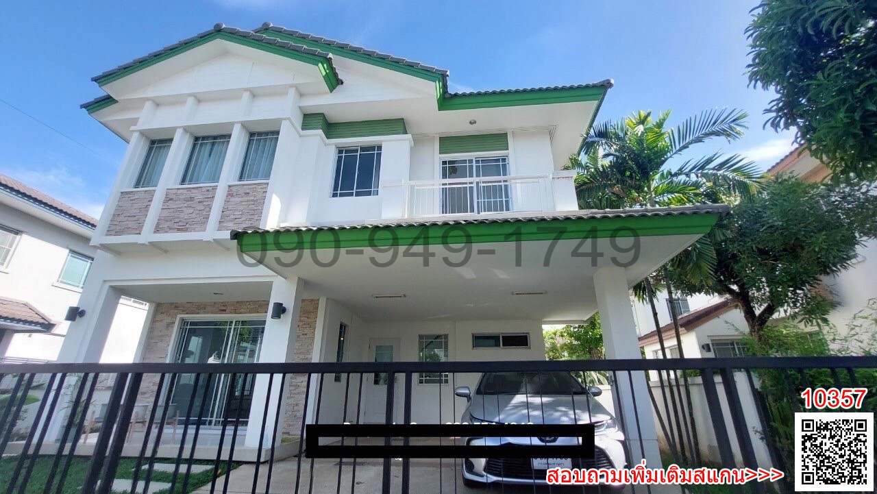 For RentHouseLadkrabang, Suwannaphum Airport : Single house for rent, Manthana Village, On Nut - Wongwaen 2.