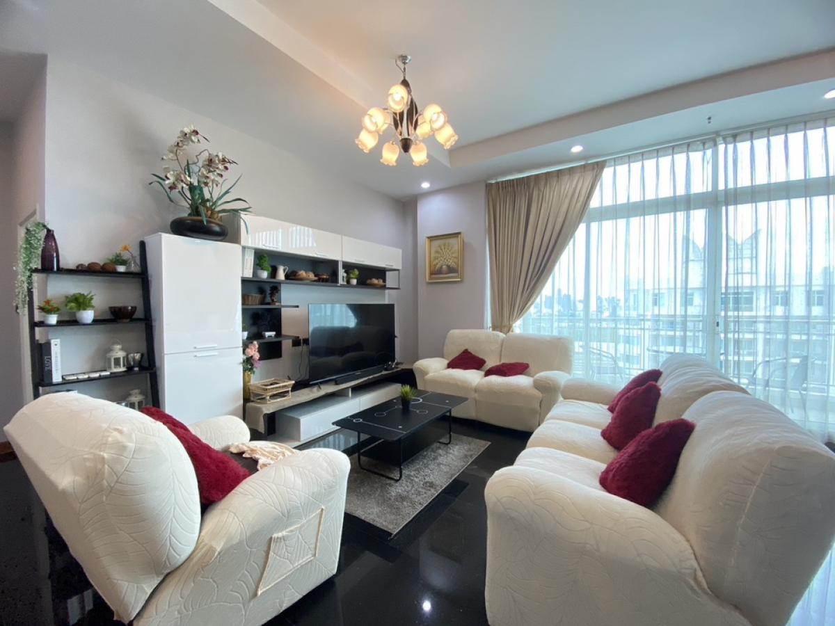 For RentCondoRama9, Petchburi, RCA : Penthouse for rent 4 bedrooms, Supalai Velington Condo, beautiful room, rare, contact to watch urgently: @forenestate