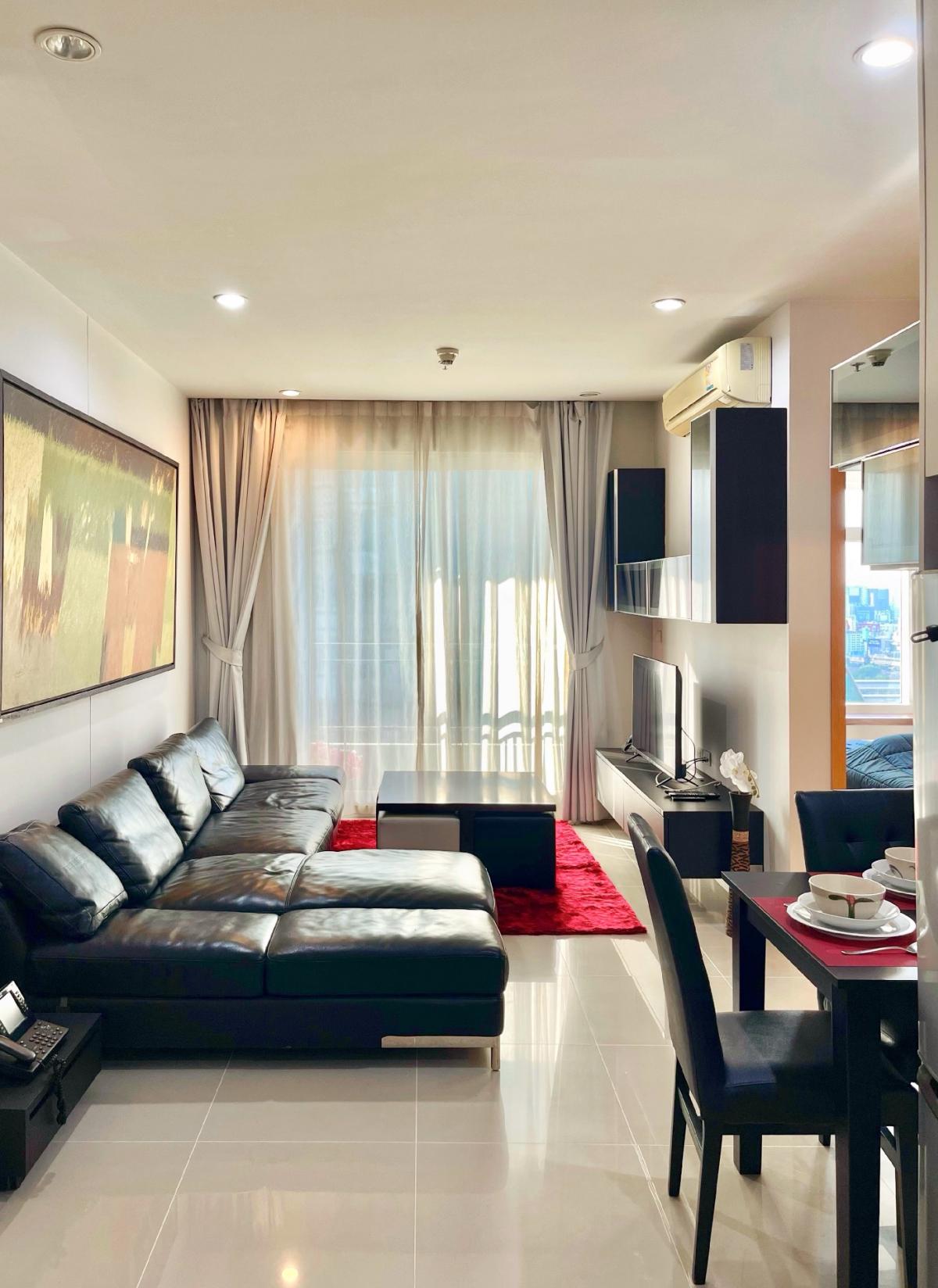 CondoRama9, Petchburi, RCA : Sell ​​1 bedroom series, decorated in the city.