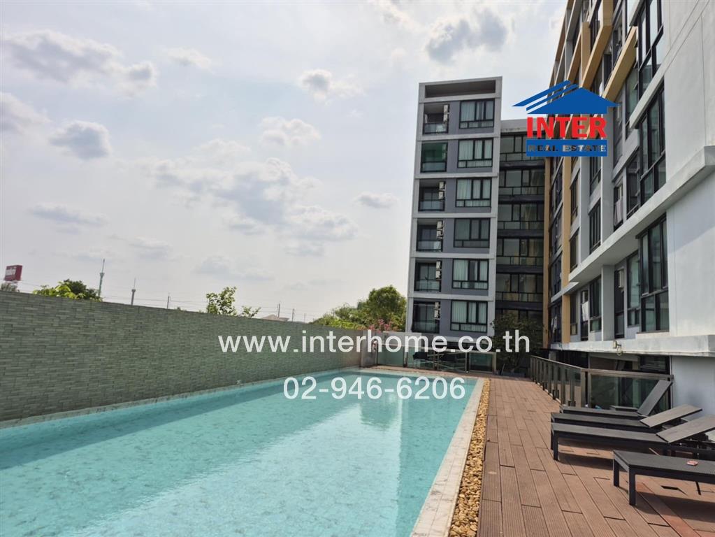 For SaleCondoNawamin, Ramindra : Condominium 24.44 sq.m. The Cyp, Station Ram Inthra 109, near PK27 Bang Chan Soi Ram Inthra 109, Ram Inthra Road, Phraya Suren Road, Min Buri District, Bangkok