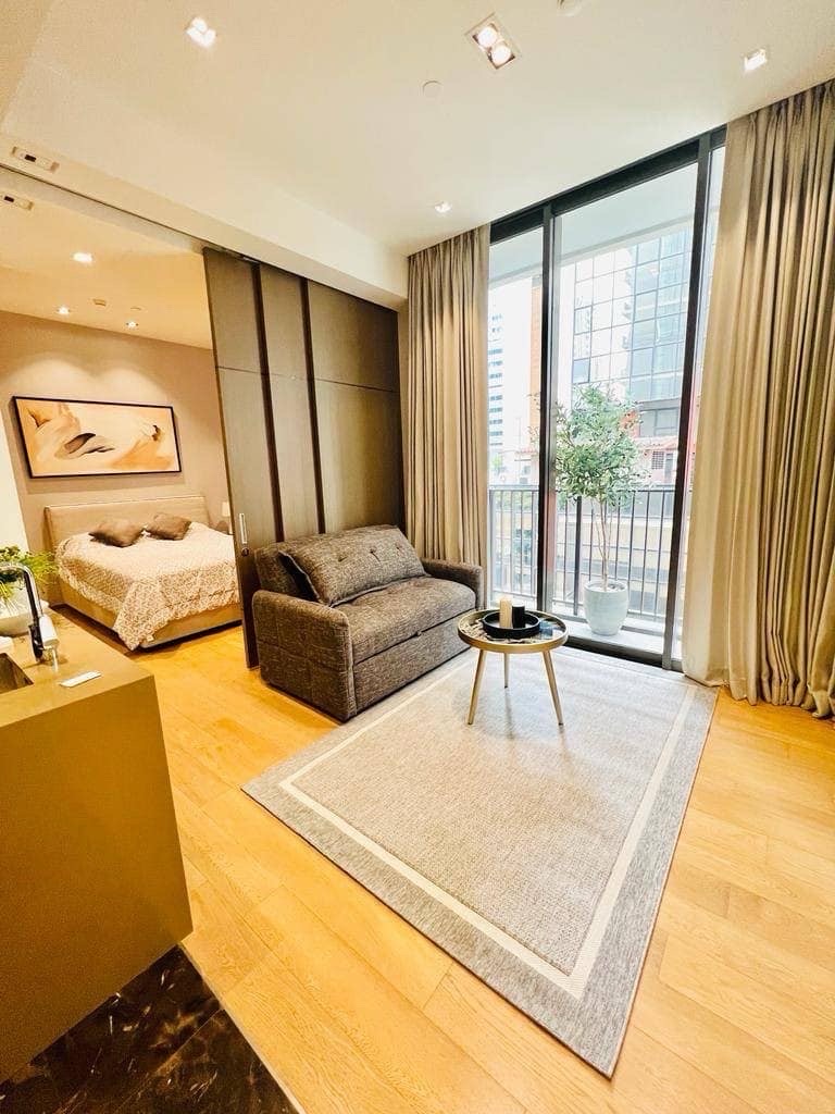 For RentCondoWitthayu, Chidlom, Langsuan, Ploenchit : Condo for rent 28 Chidlom | 1 bedroom, 1 bathroom | 38 sq.m. | Near BTS Chidlom