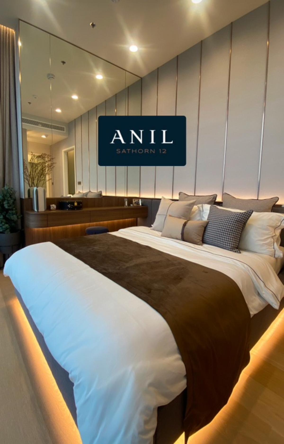 For SaleCondoSathorn, Narathiwat : Selling a first room from the Anail Sathorn 12 - luxury condo in the heart of Sathorn Make an appointment to watch the project 0859455666 (First)