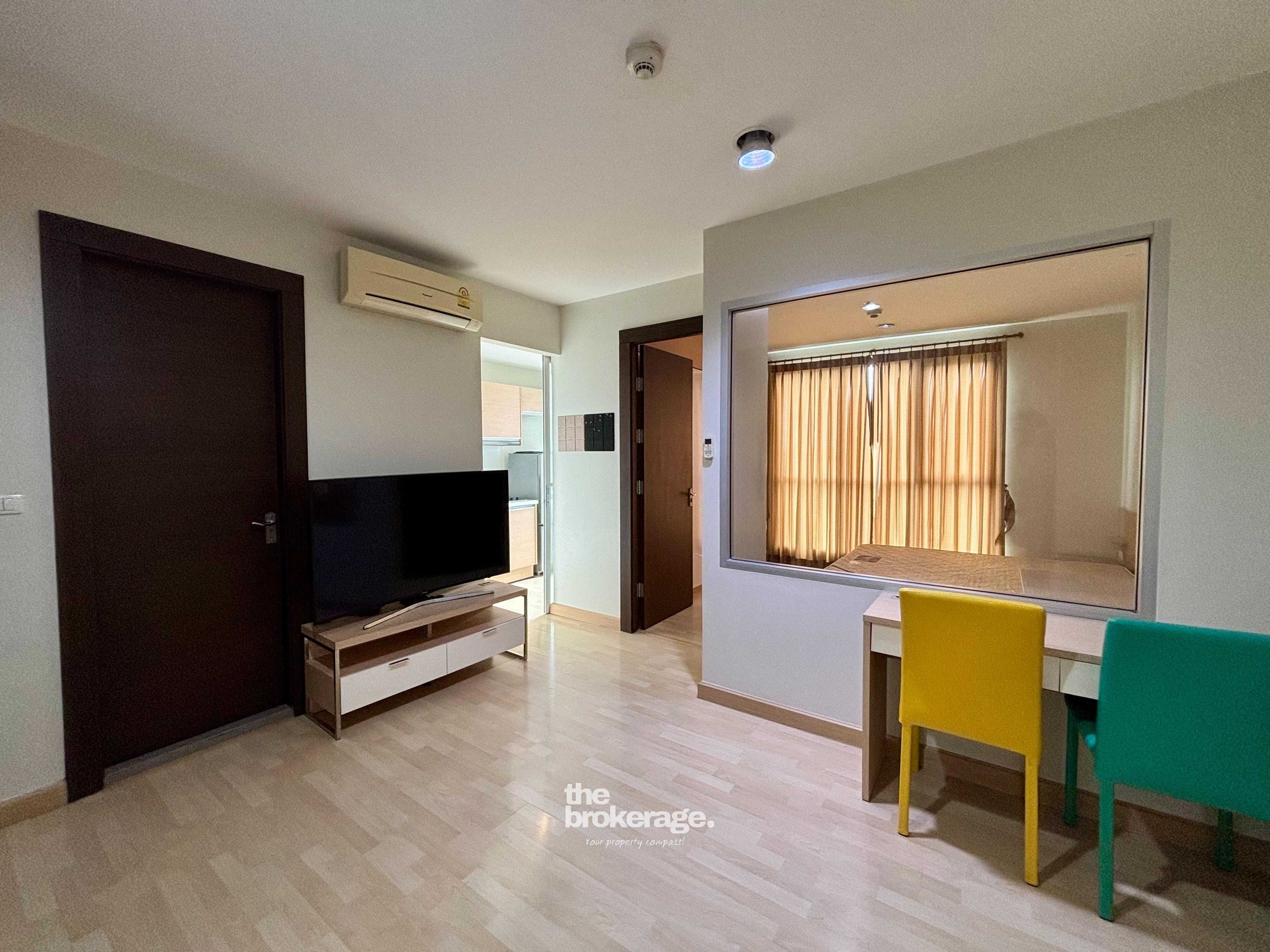 For RentCondoRatchadapisek, Huaikwang, Suttisan : For Rent Rhythm Ratchada 1Bedroom 36sqm. 16,000THB High Floor Line : @thebrokerage