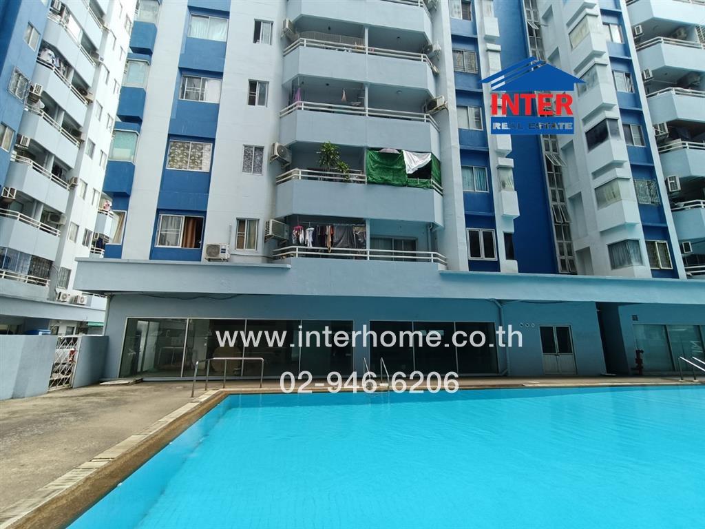 For SaleCondoPattanakan, Srinakarin : Condominium 104.5 sq.m. Condo Sawasdee Bangkok Soi Srinakarin 38 at the end of Soi Supapong 1, near Seacon Square Srinakarin Srinakarin Road, Phatthanakan Road, Prawet District, Bangkok