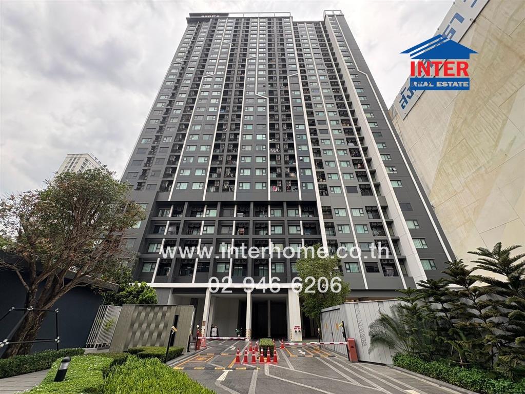 For SaleCondoSamut Prakan,Samrong : Condominium 32.2 sq.m. Aspai Erawan Prime, next to BTS Erawan, Kanchanaphisek Road, Sukhumvit Road, Mueang Samut Prakan, Samut Prakan