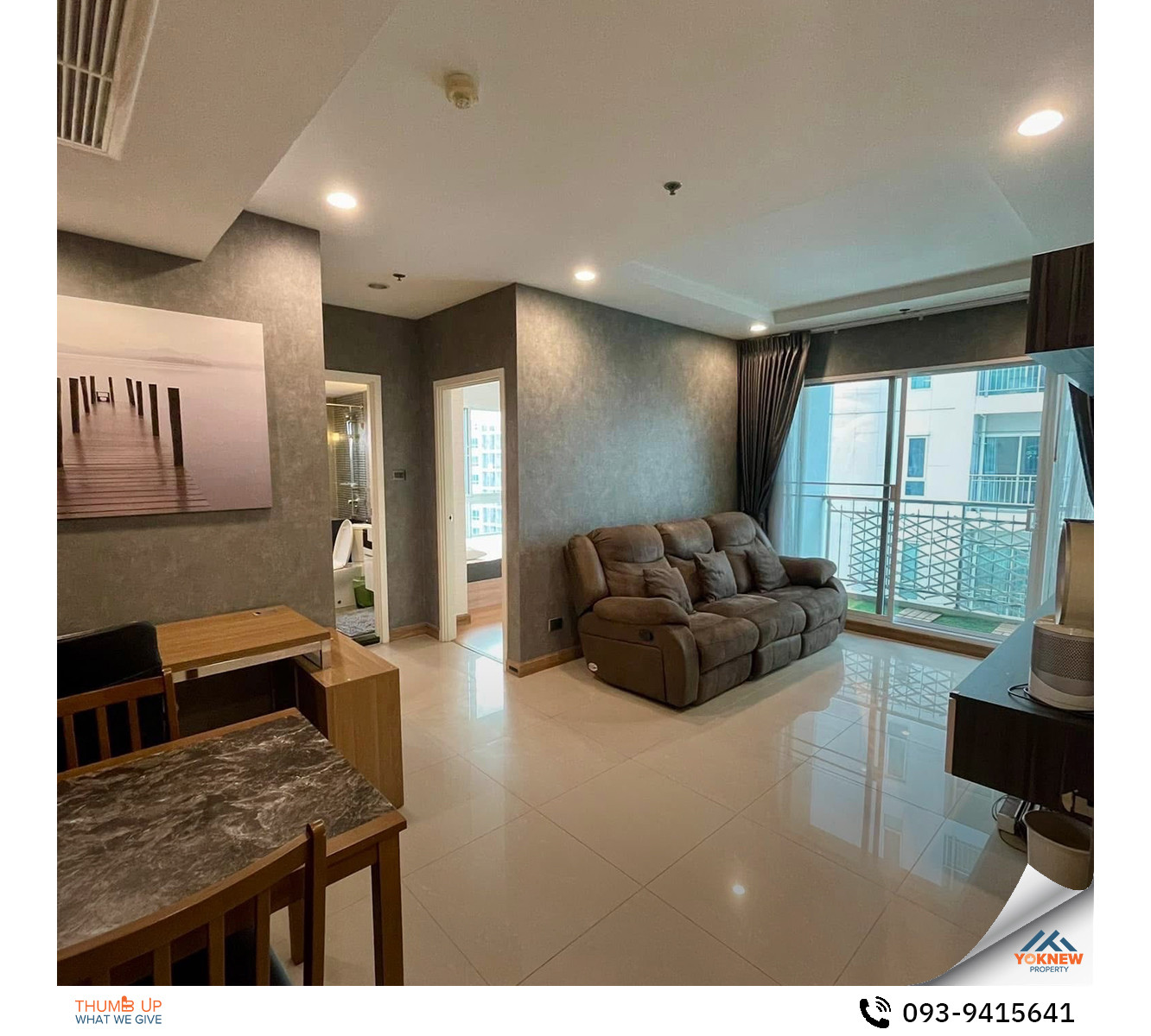 For SaleCondoRama9, Petchburi, RCA : Supalai Wellington II 🏡💰 Sell/rent 2 bedrooms, the cheapest in the market! Private corner room, fully furnished! If you delay, be careful that the room will disappear from the market! 🤭