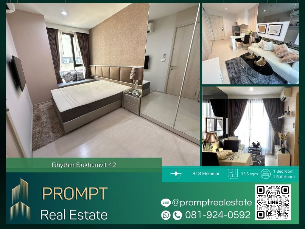 For RentCondoSukhumvit, Asoke, Thonglor : QR04021 - Rhythm Sukhumvit 42 :  ริทึ่ม สุขุมวิท 42 - BTS Ekkamai / EkkamaiGateway