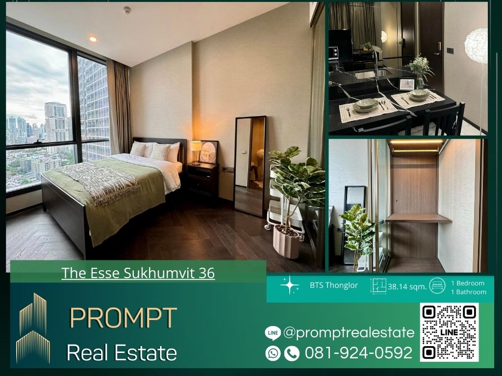 For RentCondoSukhumvit, Asoke, Thonglor : ST12469 - The Esse Sukhumvit 36 :  ดิ เอส สุขุมวิท 36 - BTS Thonglor/ Samitivej Sukhumvit Hospital/ The Emporium