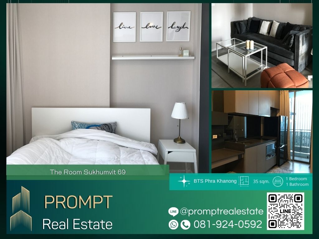 For RentCondoOnnut, Udomsuk : ST13126 - The Room Sukhumvit 69 :  เดอะ รูม สุขุมวิท 69 - BTS Phra Khanong / Emporium / EmQuartier