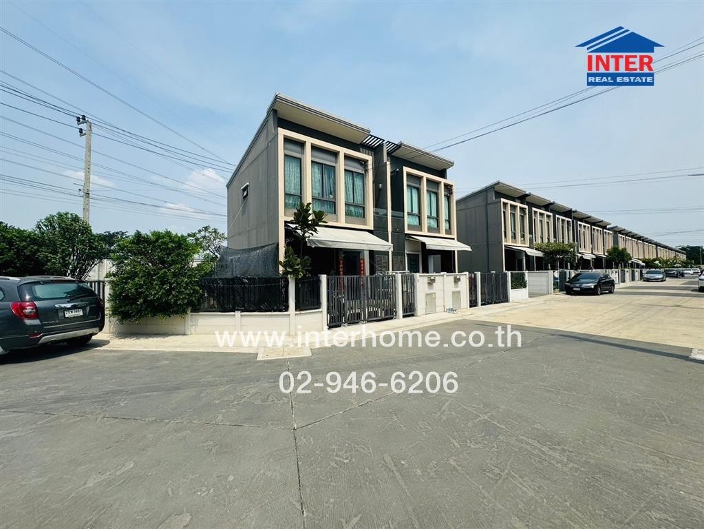 For SaleTownhomeBangna, Bearing, Lasalle : Townhouse 2 floors 42.6 sq.w. Village Sukhumvit-Bangna 2 Soi Ratchawinit Bang Kaew Bang Na-Trat Road, Mueang Kaew Road, Bang Phli, Samut Prakan