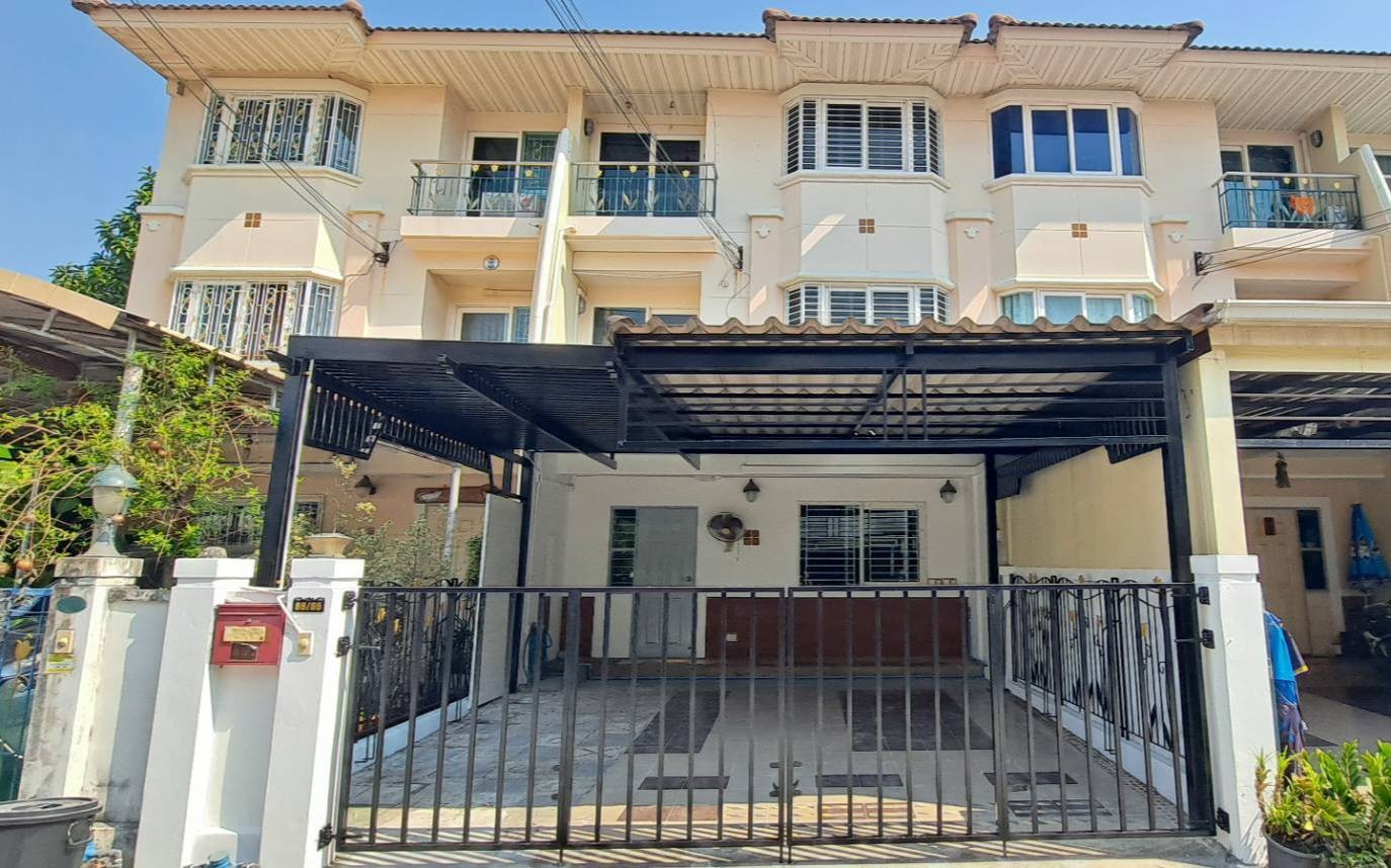 For SaleTownhomeSamut Prakan,Samrong : 3-storey townhome for sale, Supalai Ville Srinakarin-King Kaew (Soi Lang Wat Nam Daeng)