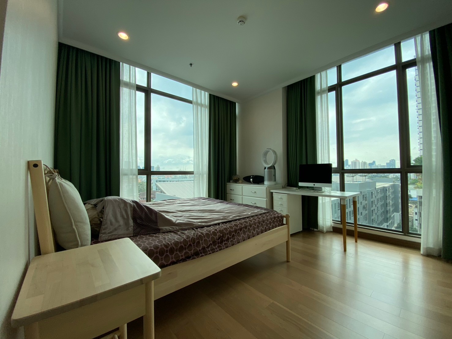 For SaleCondoSukhumvit, Asoke, Thonglor : For sale, 2 beds at Supalai Oriental Sukhumvit 39, corner unit unblock view