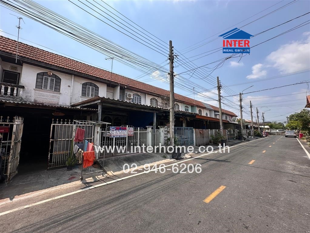 For SaleTownhomeNonthaburi, Bang Yai, Bangbuathong : Townhouse 2 floors, 20 sq.w., Bua Thong Village 1, Kanchanaphisek Road, Khlong Road, Khlong Bang Phai Road, Bang Bua Thong, Nonthaburi