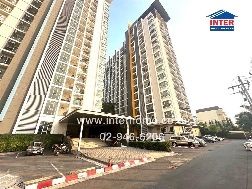 For SaleCondoBangna, Bearing, Lasalle : Condominium 40.37 sq.m. The Parkland Srinakarin, near BTS, Srilasal, Kanchanaphisek Road Srinakarin Road Mueang Samut Prakan, Samut Prakan