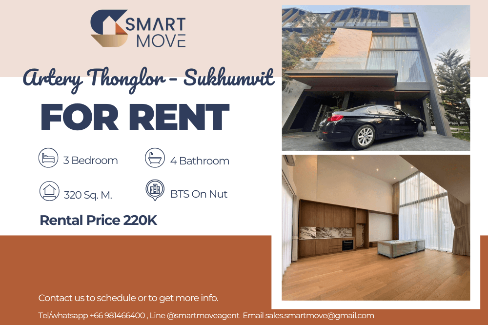 For RentTownhomeOnnut, Udomsuk : 🔥 For rent, townhome !!