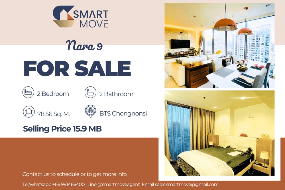 For SaleCondoSathorn, Narathiwat : 🔥 For sale !! Rare room !!