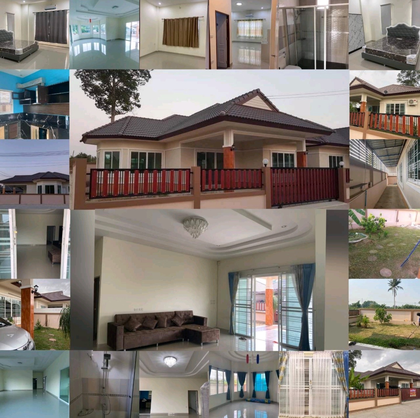 For SaleHousePattaya, Bangsaen, Chonburi : 🏡 Sell one -story house, 3 bedrooms, 2 bathrooms, 2 car parks  Poten-Mab Wa Phatthep Pattaya for Sale Pattaya Chonburi 🏡 待售房屋 春武里府 春武里府 春武里府 春武里府 春武里府