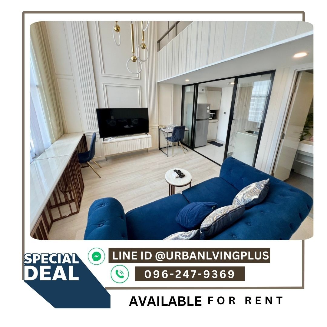 For RentCondoSathorn, Narathiwat : ( U20250131400 ) Tel/Line 096-2479369 / For Rent Knightsbridge Prime Sathorn 1 Bedroom 1 Bathroom, 37 Sq.M. Special price 💥💥