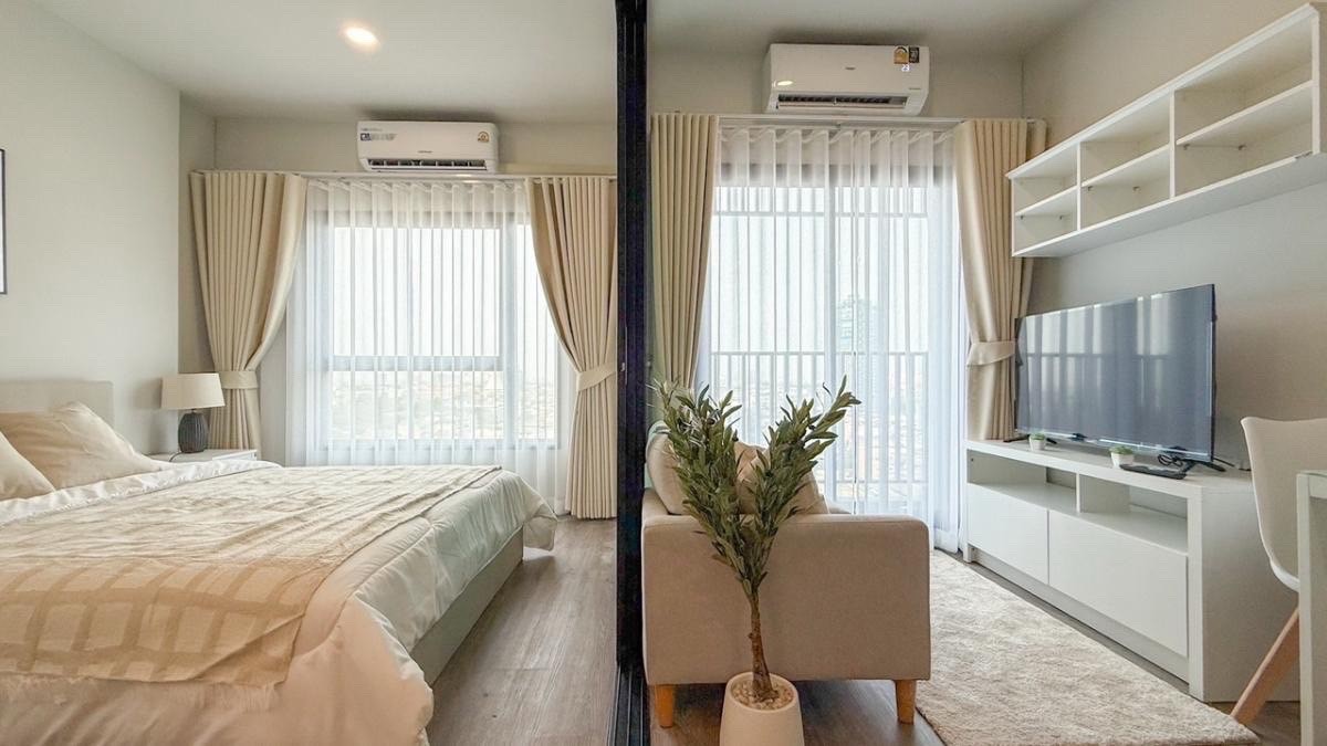 ให้เช่าคอนโดท่าพระ ตลาดพลู วุฒากาศ : #Ready for short-term rent (1- 4 months)
Condo: Rich Point @ BTS Wutthakat
(High Rise Condo next to Wutthakat BTS station 0 metres)
 One-bedroom