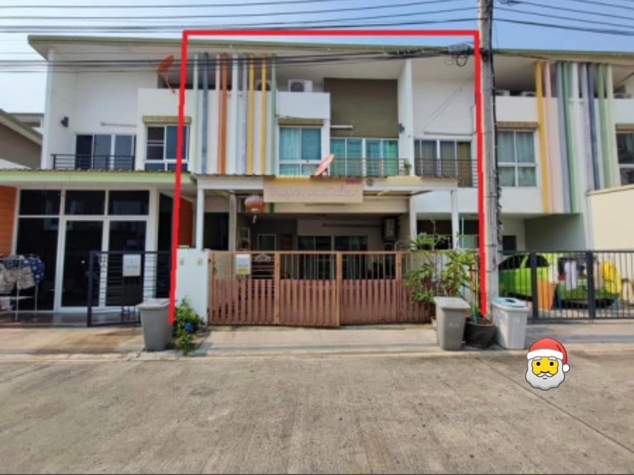 TownhomeNawamin, Ramindra : 🏡 Sell/rent 2 -story townhome, City Sense Ram Inthra 55 Watcharapol City Sense Ramintra Watcharapol 3 bedrooms, 2 bathrooms, renovated roof, kitchen, kitchen, curtain, water tank, water pump, and carry the bag.