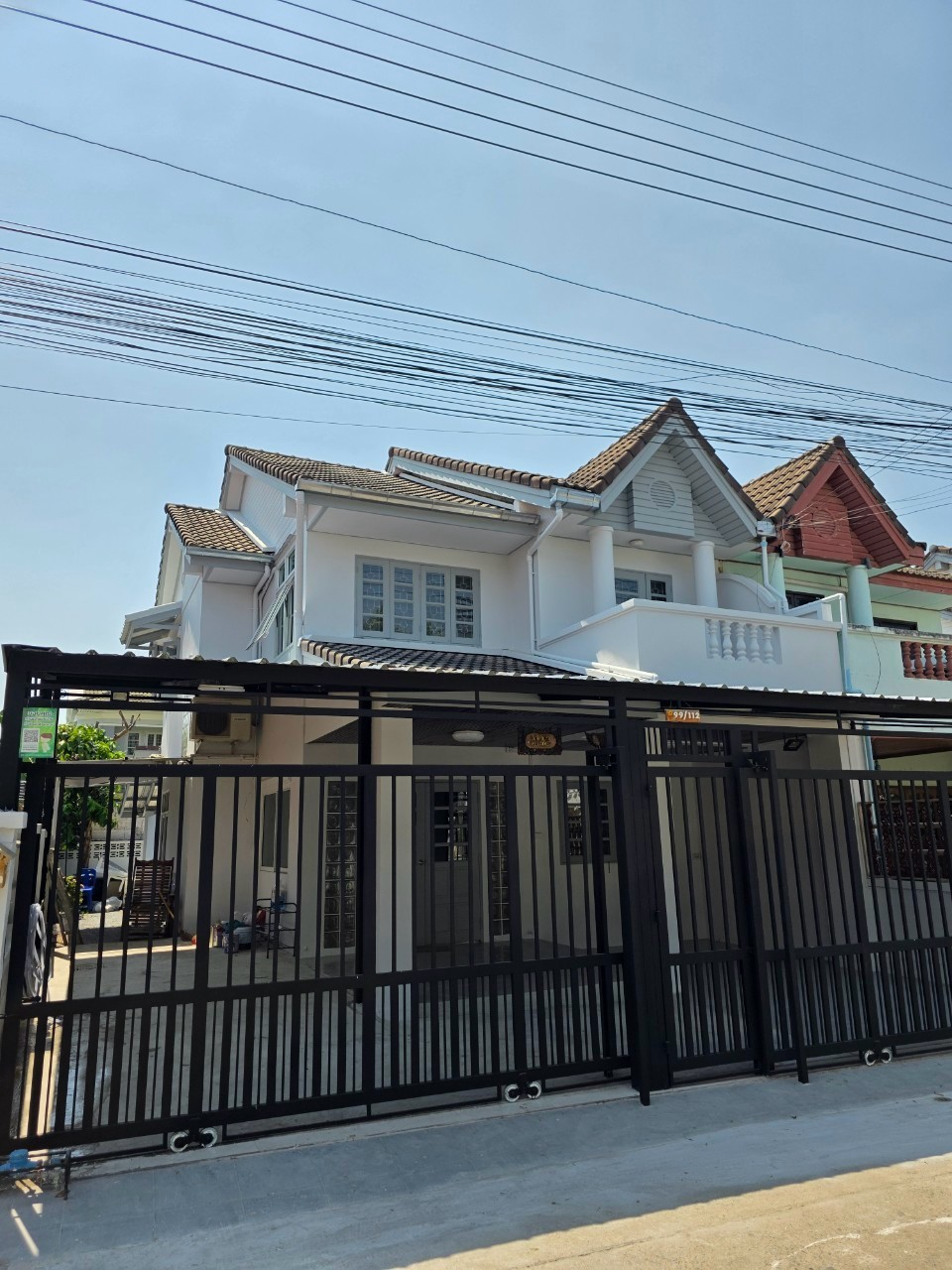 For RentNonthaburi, Bang Yai, Bangbuathong : Twin house for rent หมู่บ้านนนทรีปาร์ค ใกล้ BTS สีม่วง สถานีไทรม้า (สามารถทำ office หรือ อยู่อาศัยได้)