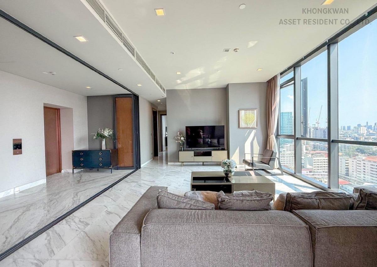 CondoSukhumvit, Asoke, Thonglor : For rent‼ ️ The Monument Thonglor Condo Super Luxury🏢 125 sqm. 2 bedrooms, 3 bathrooms, 16th floor, high privacy with Private Lift2, 3 bathrooms 🚩 Rent 150,000 baht per month, minimum contract 1 year 🚝 Near the Thonglor