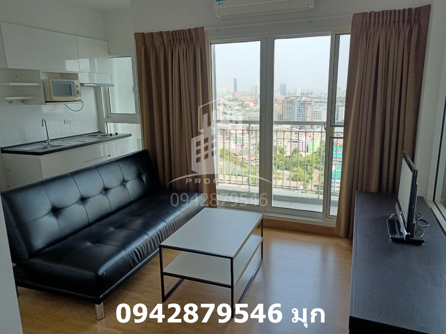 For RentCondoThaphra, Talat Phlu, Wutthakat : Rent Parkland Grand Taksin, 27th floor, 35 south balcony