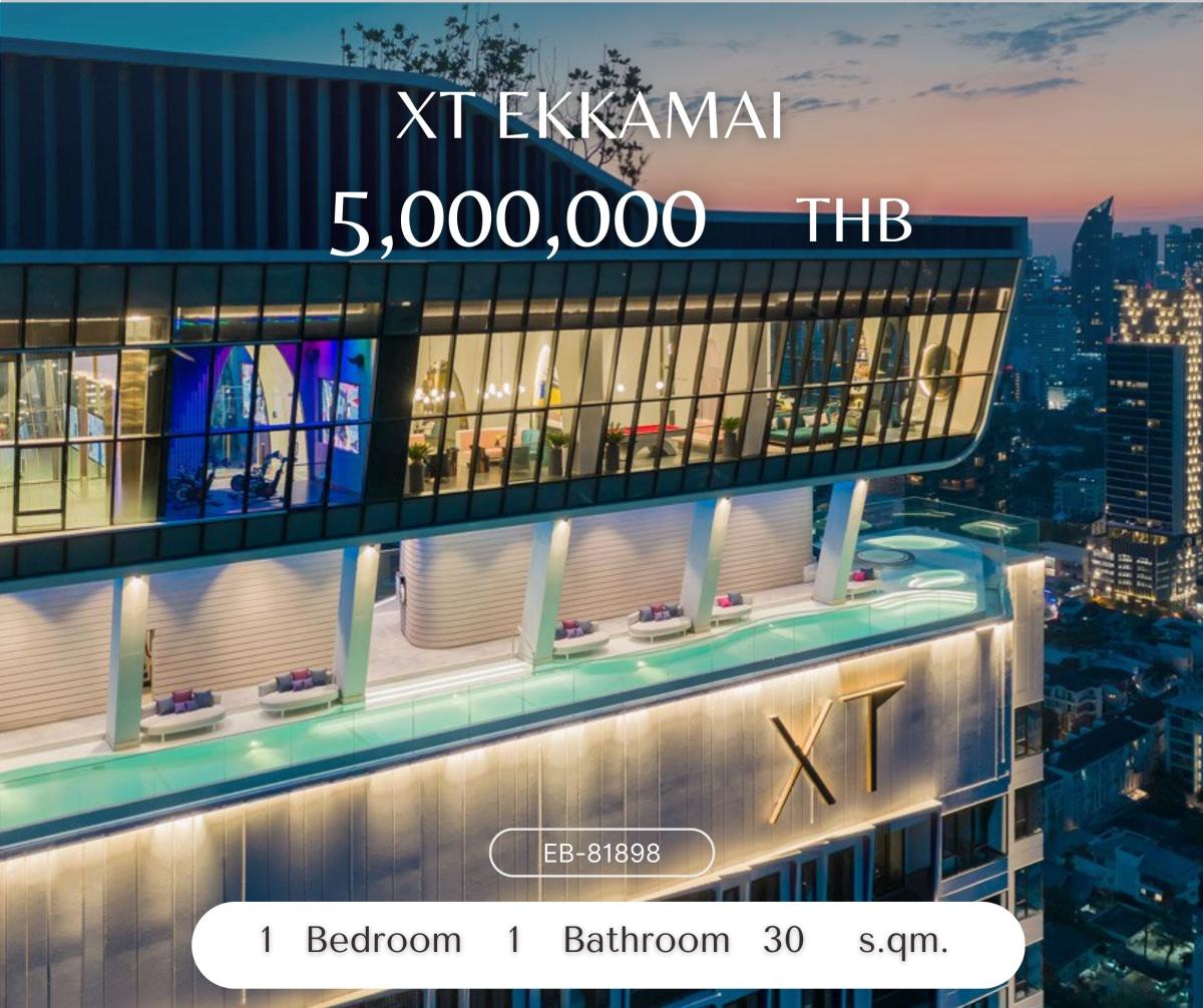 For SaleCondoSukhumvit, Asoke, Thonglor : ขายขาดทุน คอนโดหรู กลางใจเอกมัย-ทองหล่อ XT Ekkamai บอกได้คำเดียวว่า คุ้ม!!!