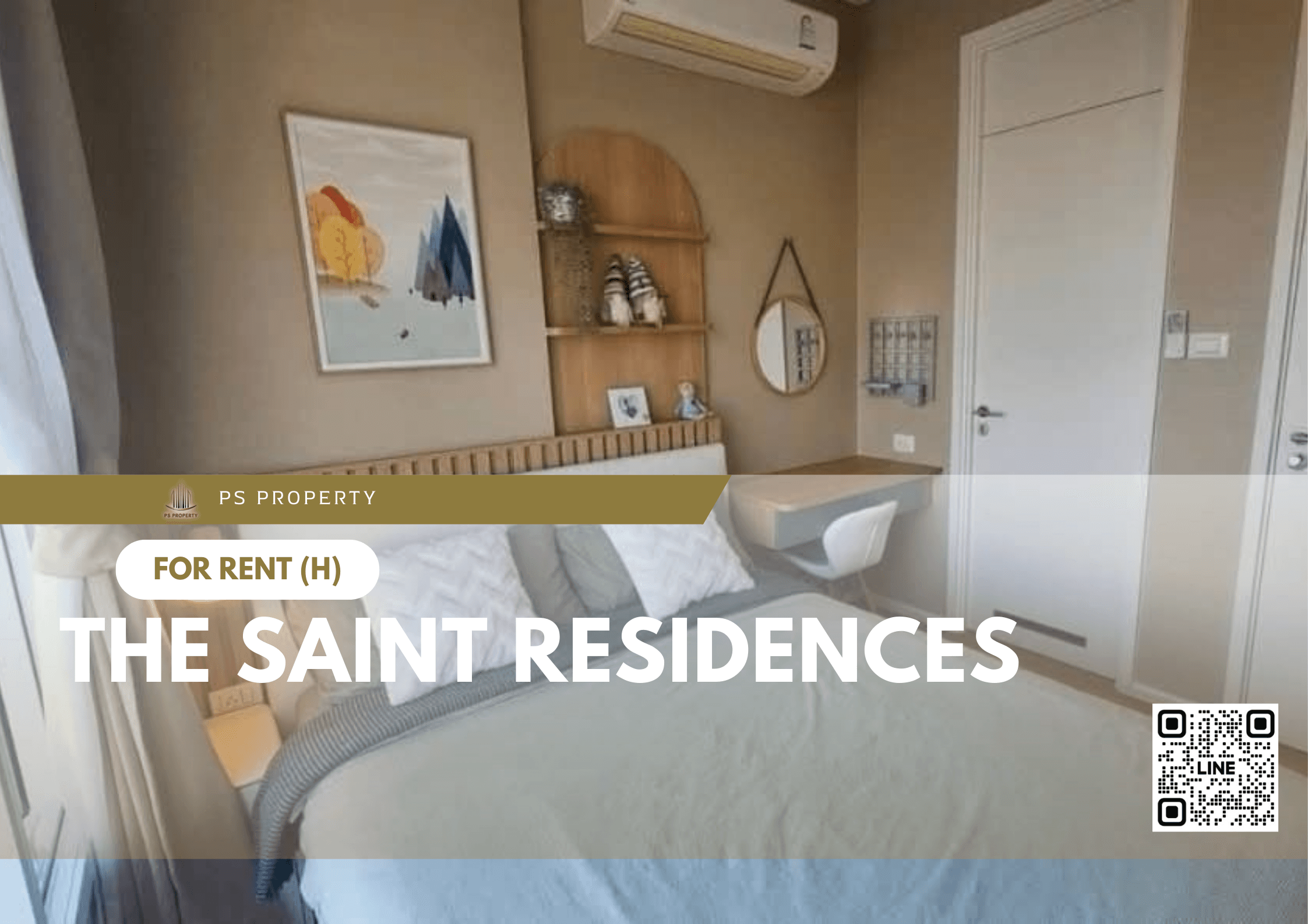 ให้เช่าคอนโดลาดพร้าว เซ็นทรัลลาดพร้าว : ให้เช่า ✨ The Saint Residences ✨ เฟอร์นิเจอร์ และ เครื่องใช้ไฟฟ้าครบ ใกล้ BTS ห้าแยกลาดพร้าว