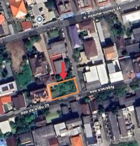 For SaleLandBang Sue, Wong Sawang, Tao Pun : Land for sale in the corner, good location !!! Sold at 130 sq.w. Soi Bangkok - Nonthaburi 44 (Soi Supha Ruam), convenient to access in and out in many ways. Near the Purple Line and the red line Suitable for building a residence