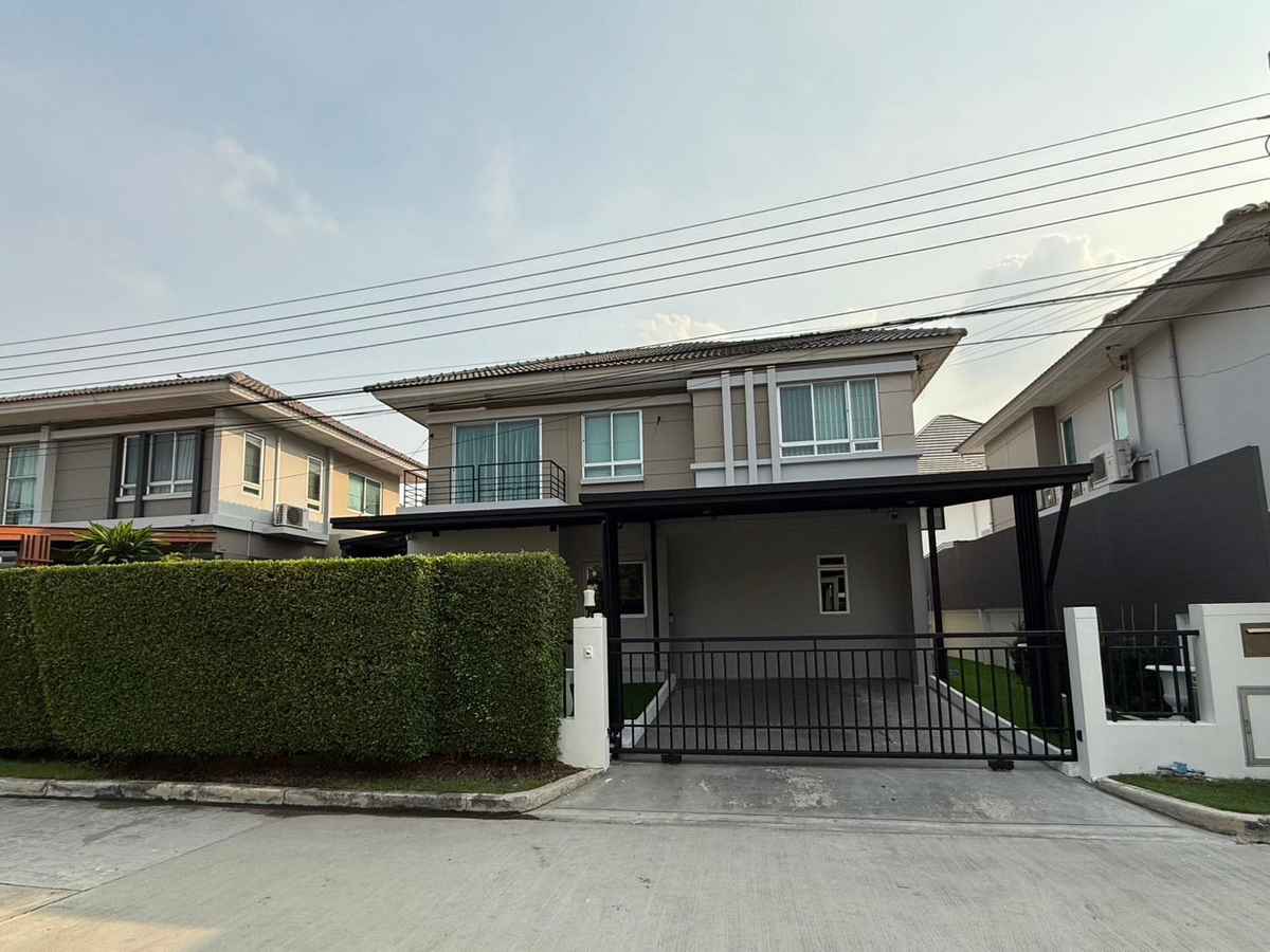 For RentHouseLadkrabang, Suwannaphum Airport : Rent a detached house, ready to live in Life Bangkok Boulevard Ring - Onnut 2