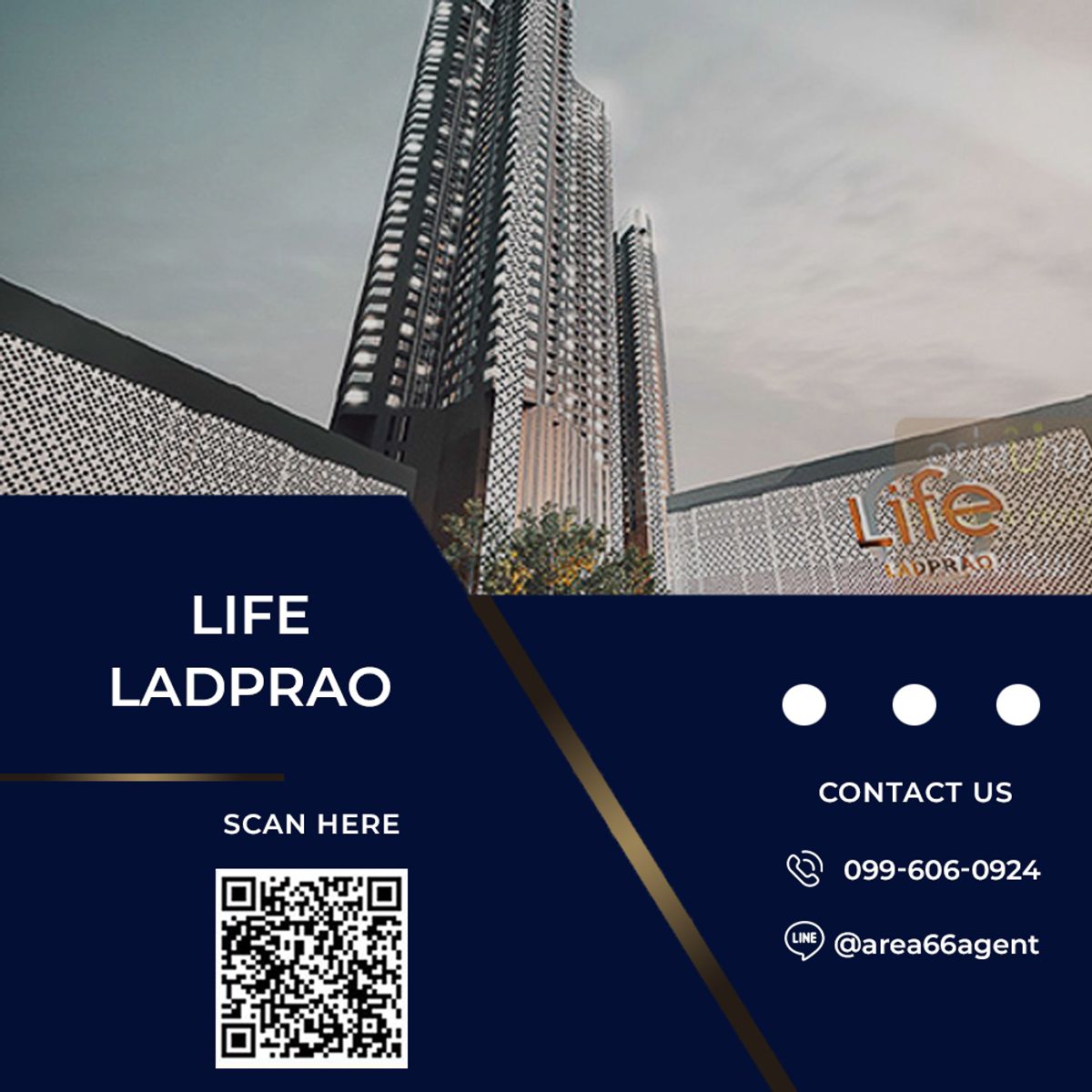 For SaleCondoLadprao, Central Ladprao : 🔥 Urgent sale !! Life Ladprao Condo