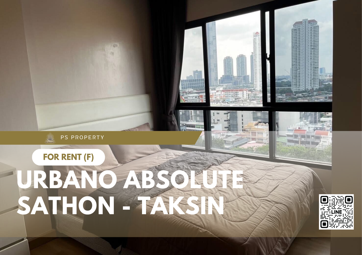 For RentCondoWongwianyai, Charoennakor : For rent ✨ Urbano Absolute Sathon - Taksin ✨ Near BTS, Thonburi, furniture and complete electrical appliances