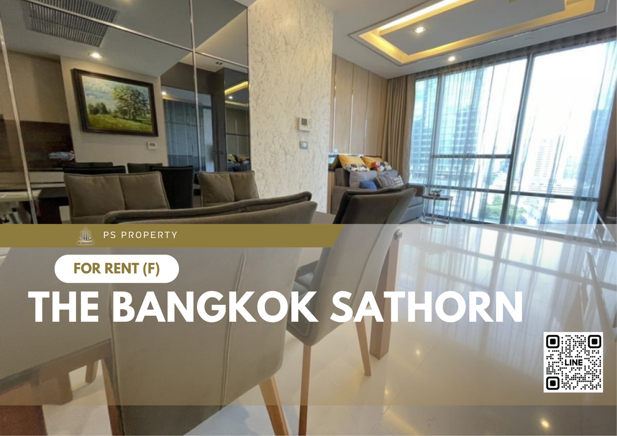 ให้เช่าคอนโดสาทร นราธิวาส : ให้เช่า ✨ The Bangkok Sathorn ✨ เฟอร์นิเจอร์ และ เครื่องใช้ไฟฟ้าครบ ใกล้ BTS สุรศักดิ์