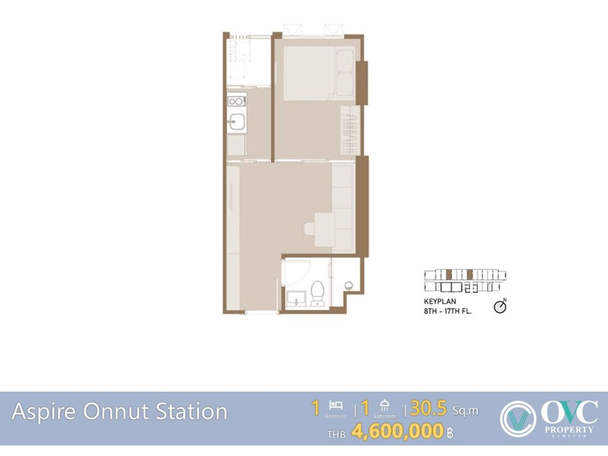 For SaleCondoOnnut, Udomsuk : Sell ​​booking @aspire onnut station [bts onnut]