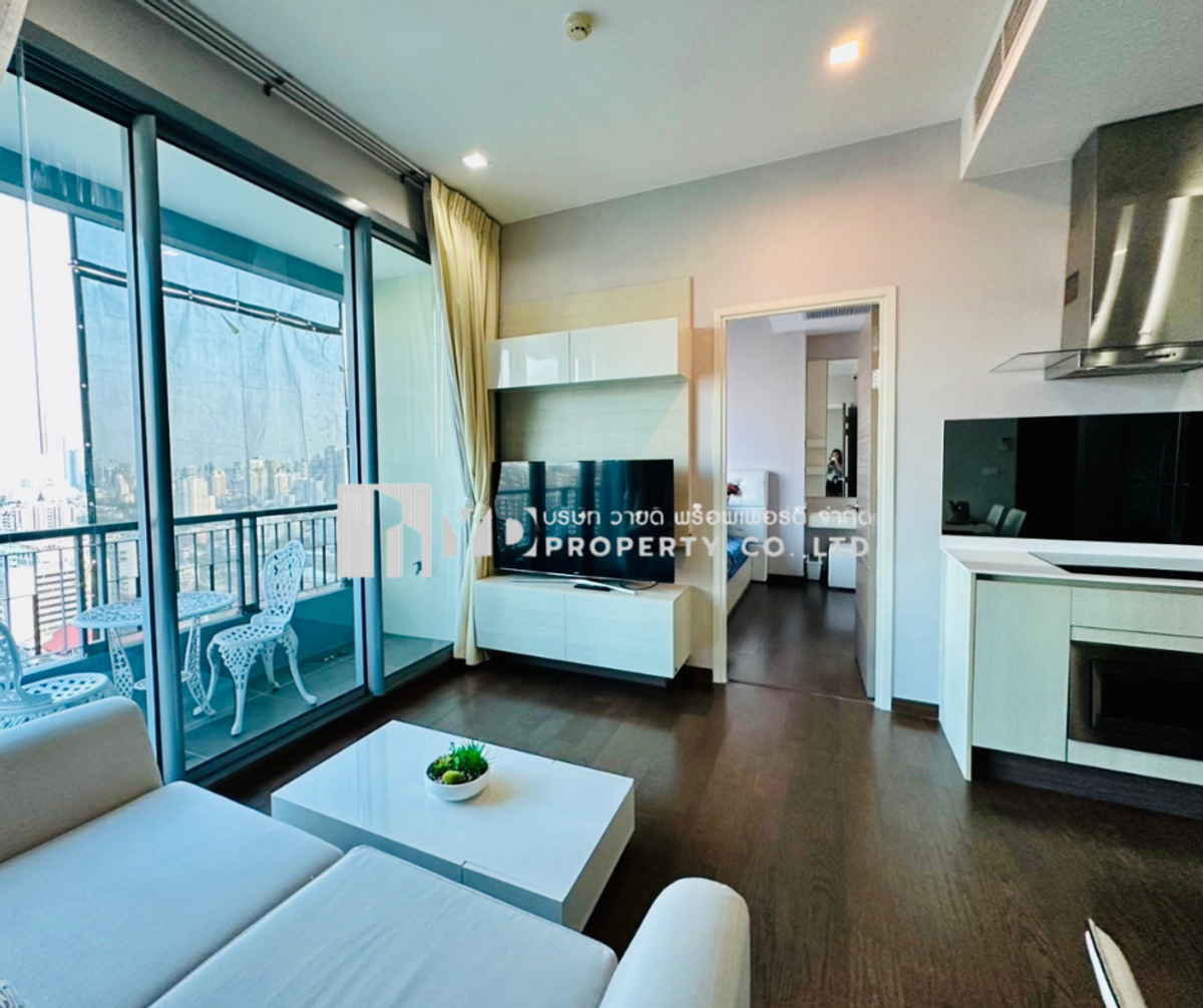 For RentCondoRama9, Petchburi, RCA : The best value! Condo Q Asoke 2 bedrooms, 2 bathrooms, 69 sq.m., very high class, only 45,000 baht/month