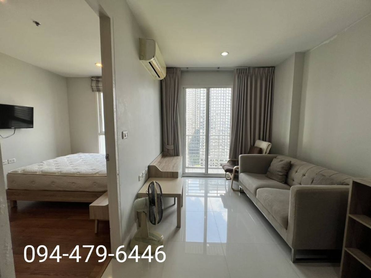 For RentCondoRama9, Petchburi, RCA : 38 sqm 1 bed.