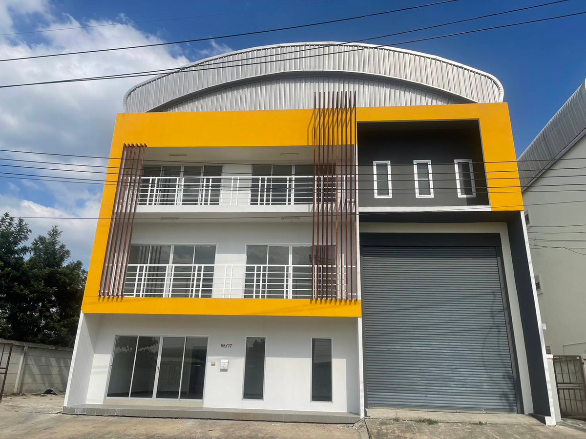 For RentWarehouseNakhon Pathom : Phutthamonthon 5 rental warehouse with 3-story office, area 573 sqm. Rai Ginger, Sam Phran, Nakhon Pathom (Property code TW2-1060125)