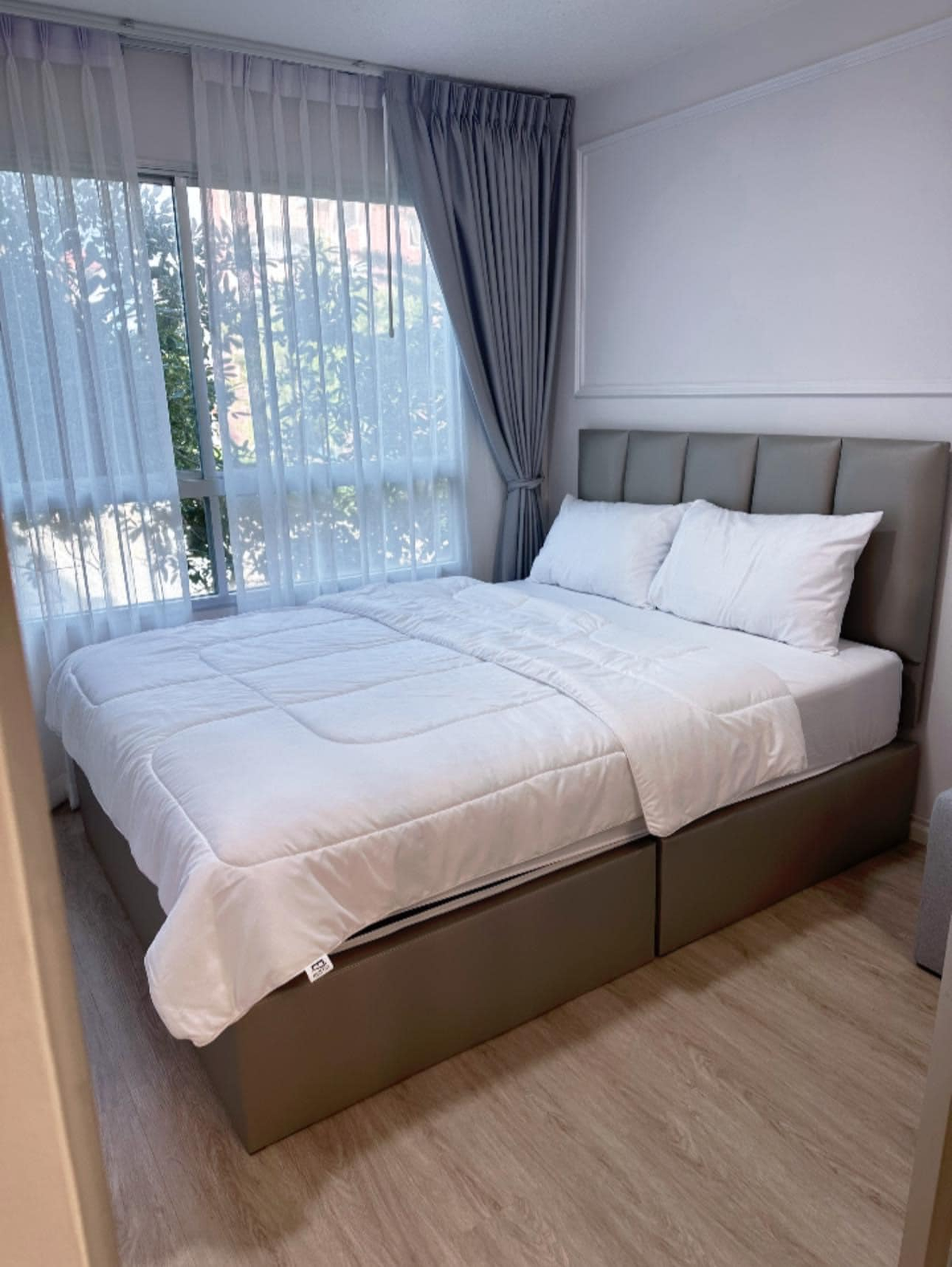 For RentCondoLadkrabang, Suwannaphum Airport : 🌸FOR RENT & GT; & GT; Lumpini Ville onnut - Ladkrabang2 & GT; Room size 26 sq.m., Building D, Floor 2, Built-in Furniture, near Suvarnabhumi Airport #LV-MO1471