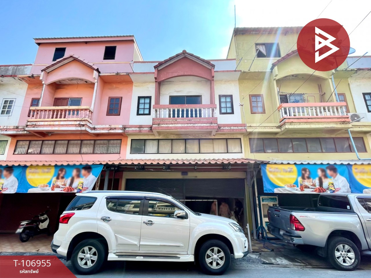 For SaleShop HouseMin Buri, Romklao : Commercial building for sale Soi Liab Waree 27, area 22 sq.wah, Nong Chok, Bangkok