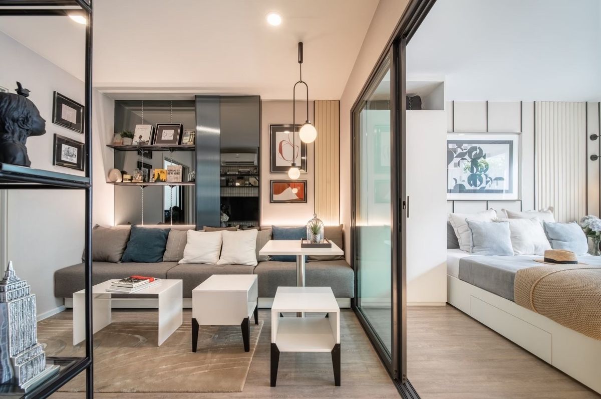 For SaleCondoOnnut, Udomsuk : ⭐️ Sell Blue Condo, Sukhumvit 89. Buy directly at the project 1Bed Plus 35 sq.m., only 3 million 📲 𝟎𝟔𝟒-𝟕𝟗𝟒𝟒𝟐𝟔𝟑 (Khun Nam)