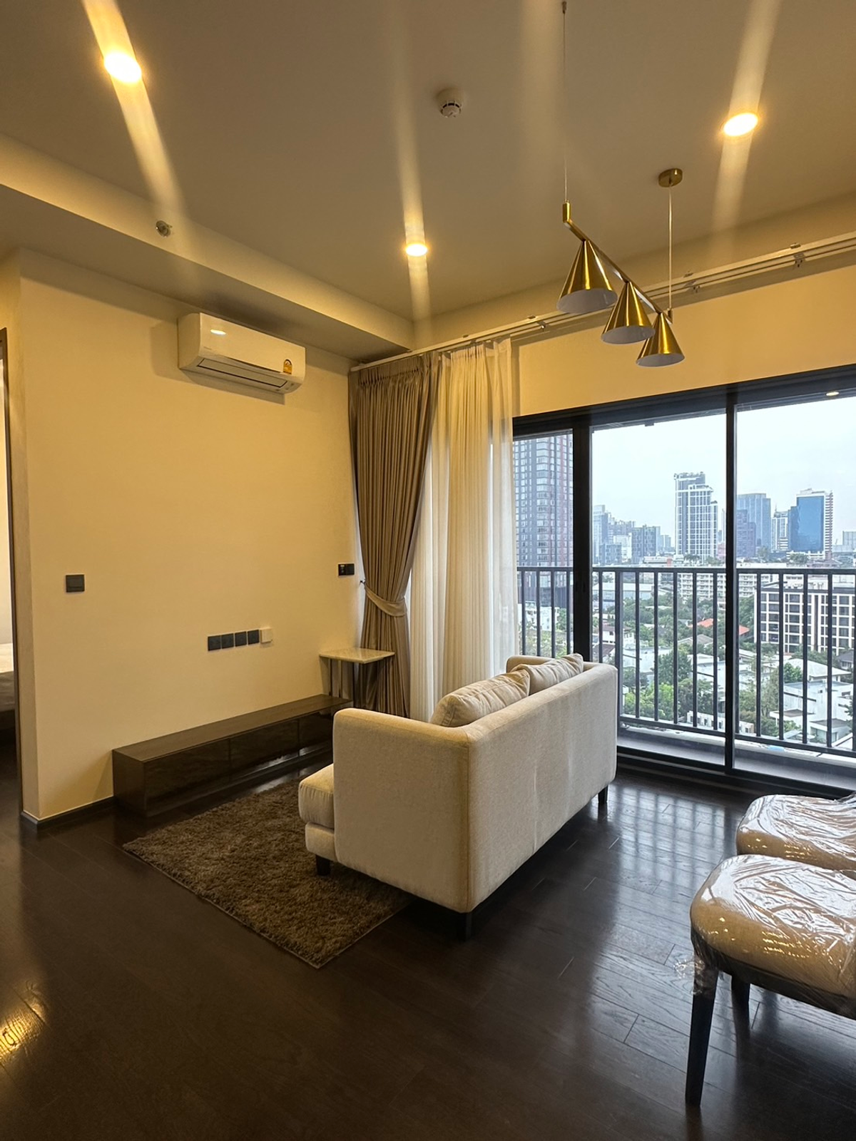 For SaleCondoSukhumvit, Asoke, Thonglor : The room is ready for 2 bedrooms, beautiful view.