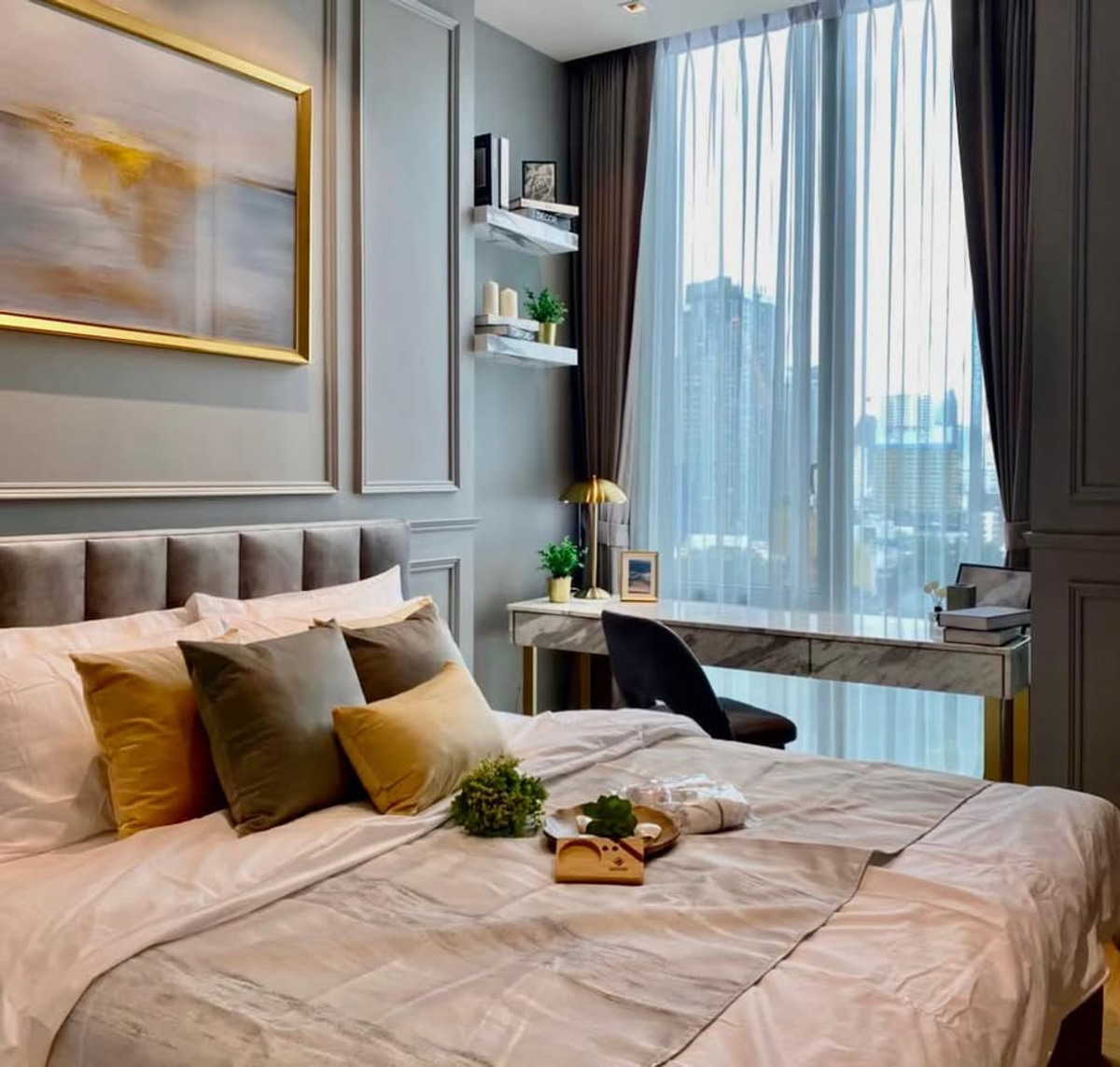 For RentCondoWitthayu, Chidlom, Langsuan, Ploenchit : 🚨 AVAILATE NOW !!!  28 chidlom 🏙-Cozy 1-Bedroom with Stunning City Views, Fully Furnished & quot;