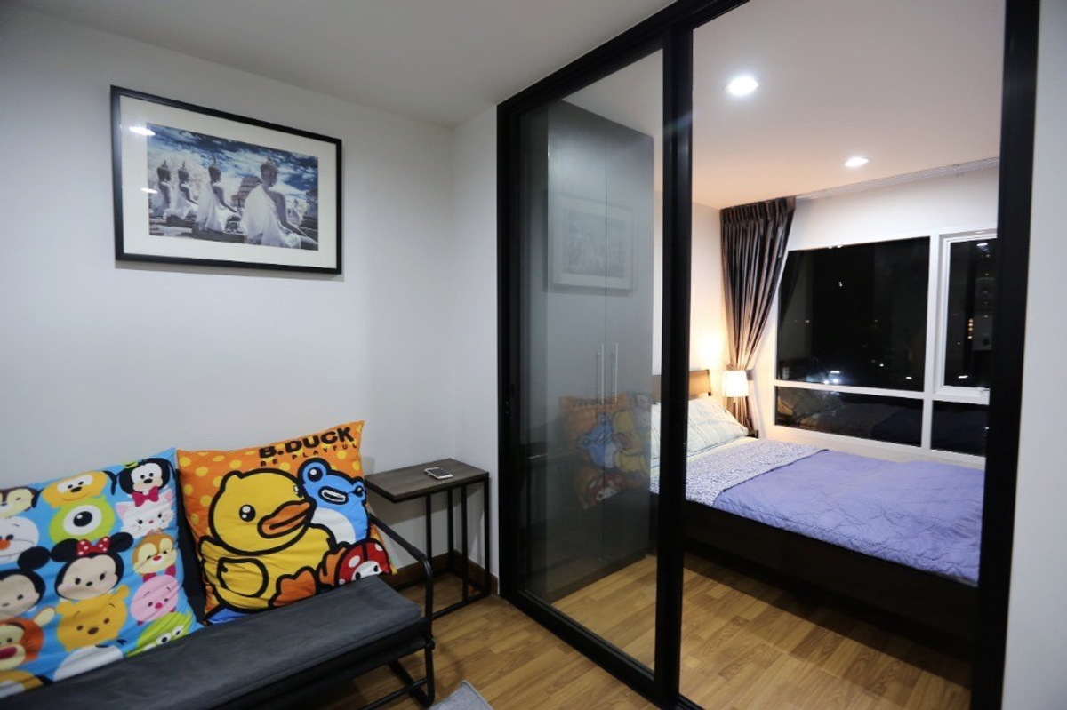 For RentCondoOnnut, Udomsuk : [💥 Urgent rent] 𝐑𝐞𝐠𝐞𝐧𝐭 ✨ ✨ ✨ Beautiful condo with furniture The room barrier is proportional. On Nut, near the train, convenient to travel, willing to reserve 💞