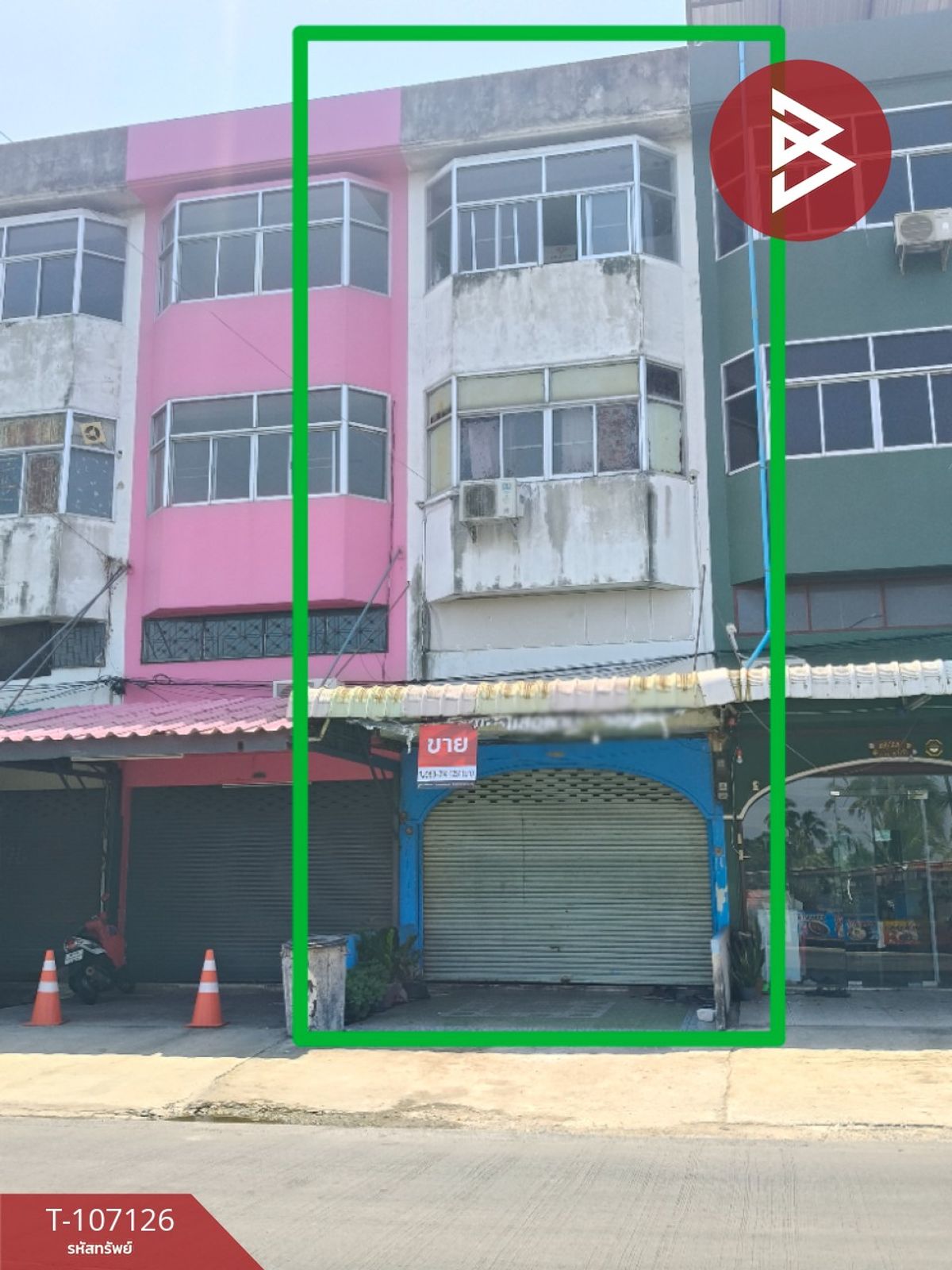 For SaleShop HouseNakhon Pathom : Commercial building for sale at 3.5 floors, area 17 sq.w., Sampran, Nakhon Pathom