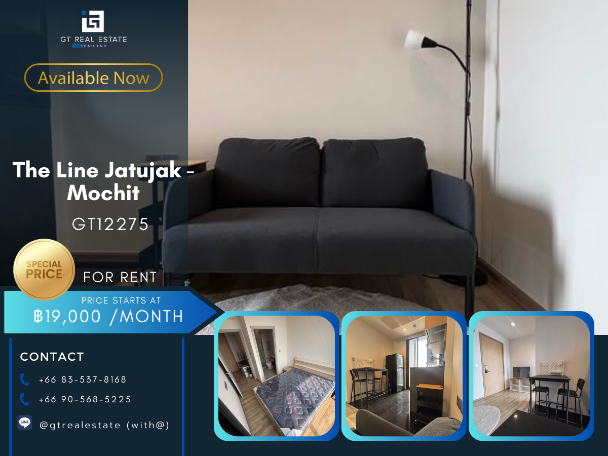 For RentCondoSapankwai,Jatujak : The Line Jatujak - MOCHIT condo Ready to rent