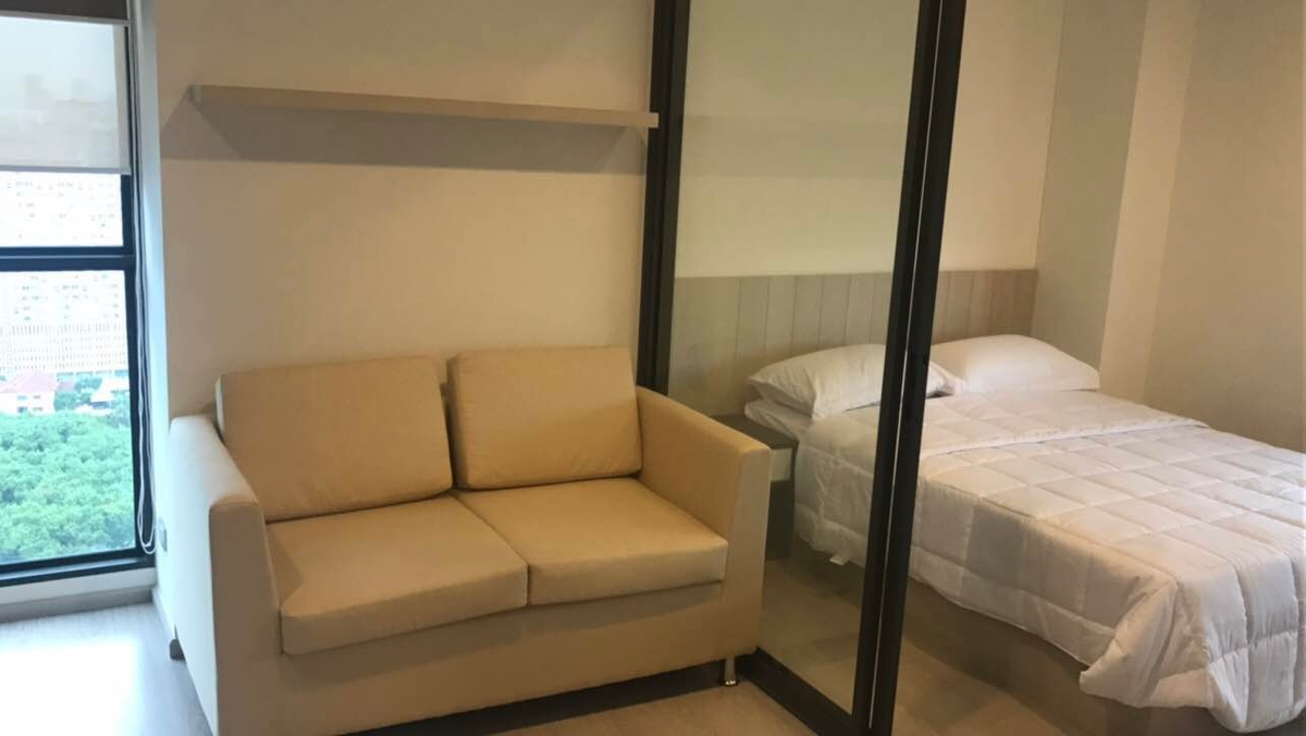 For RentCondoRama9, Petchburi, RCA : 📍🏘 【For Rent】Rhythm Asoke II , 1-Bedroom, Corner unit can see both view from North and West