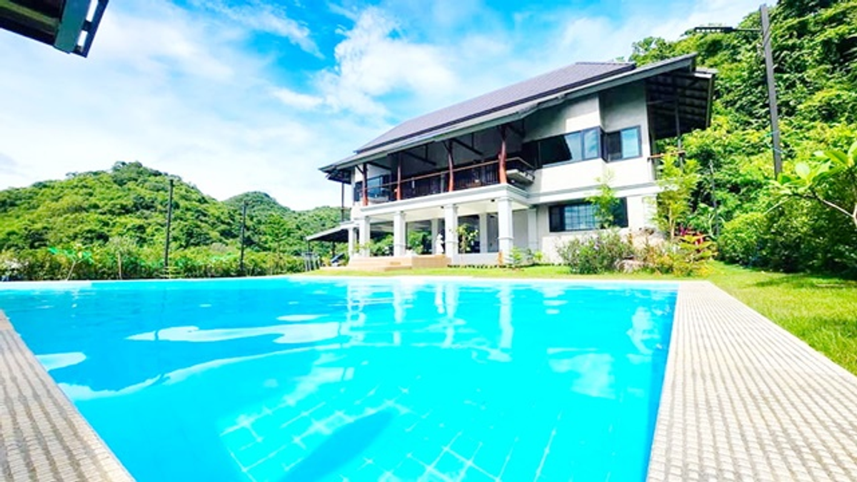 For RentHousePak Chong KhaoYai : Thanarat, good atmosphere, 3-5 sleep, Khao Yai, for rent, Pool Villa 1-2, 2 floors, very good weather, 400 sq.m. or 1 rai 350-450 sqm.