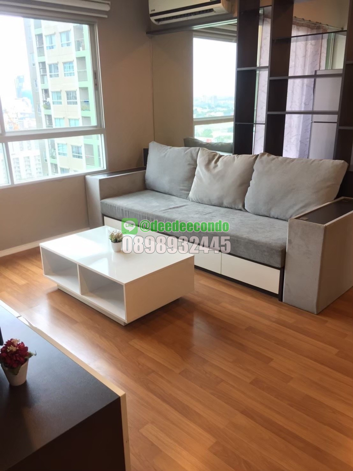 For RentCondoRama9, Petchburi, RCA : Rent 2 bedrooms, 20,000 baht, 52 sqm, Eastern view, Lumpini Park RCA